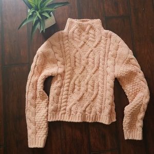 bebe Cable Sweater